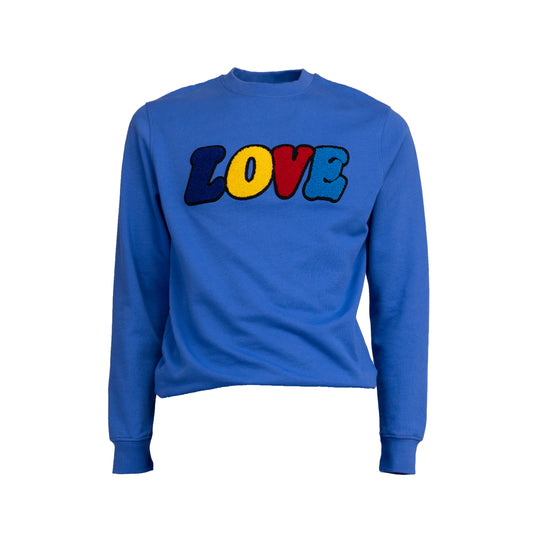SWEATSHIRT ADULTS LOVE Royal Blue